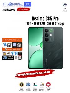 Realme C85 Pro - 8GB RAM - 256GB Storage - Easy Monthly Installments - PTA Approved - 1 Year Official Warranty - The Original Bro Mobiles - TOB70